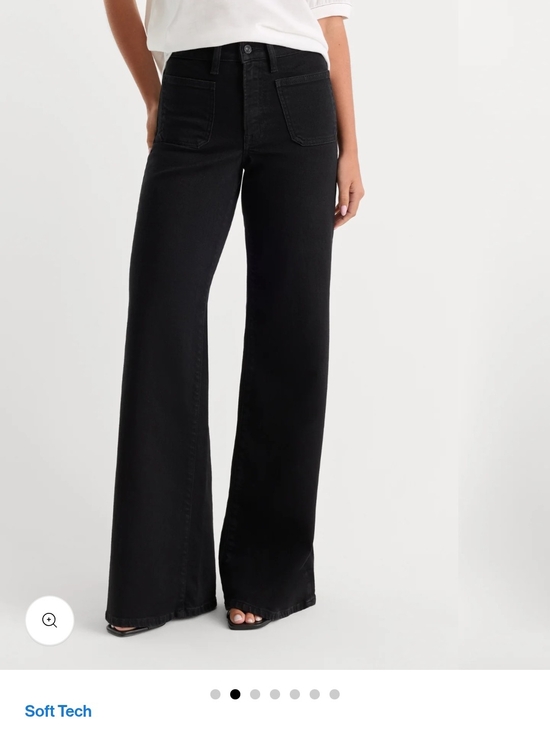 Good American Denim - NWT Good American Good Waist Palazzo Jeans Black Size 6